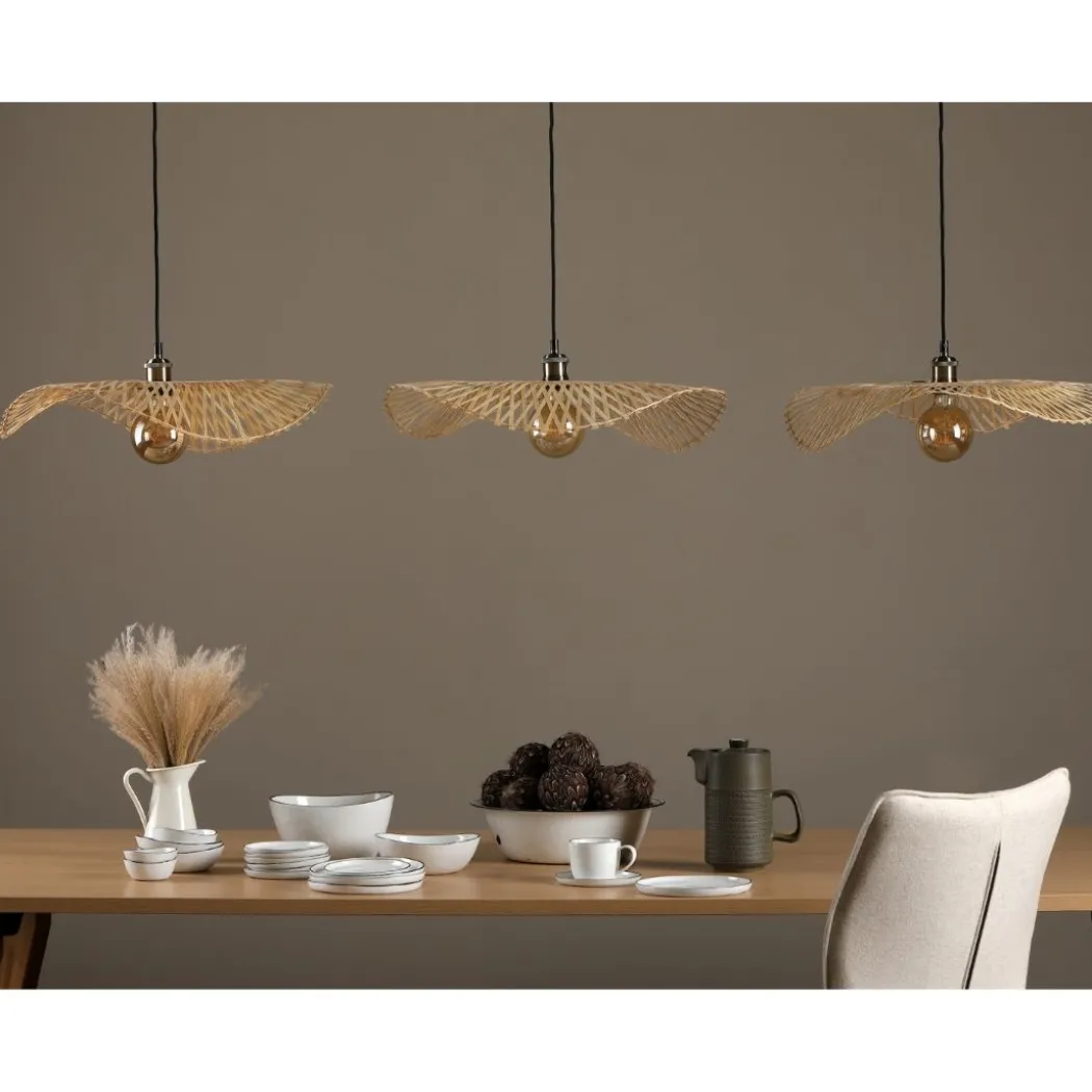 Deja Easy Fit Rattan Ceiling Pendant Shade