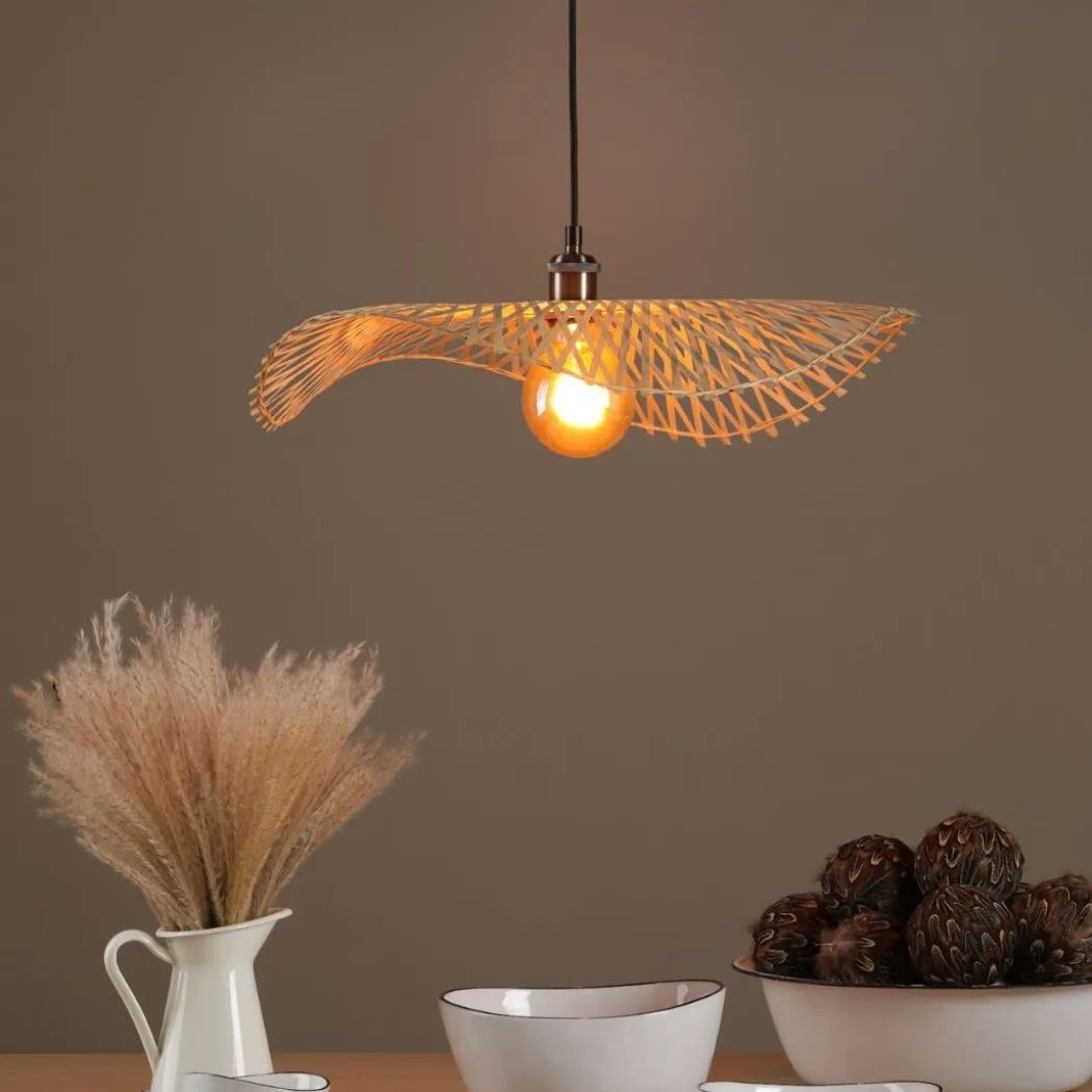 Deja Easy Fit Rattan Ceiling Pendant Shade
