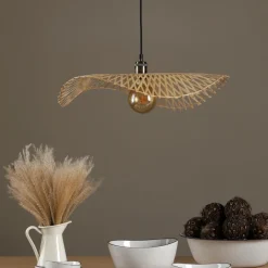Deja Easy Fit Rattan Ceiling Pendant Shade