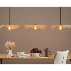 Deja Easy Fit Rattan Ceiling Pendant Shade