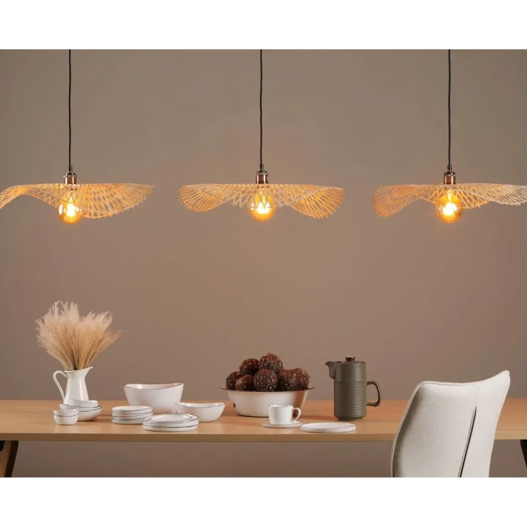 Deja Easy Fit Rattan Ceiling Pendant Shade
