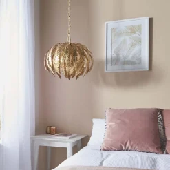 Delphine Large Gold Ceiling Pendant
