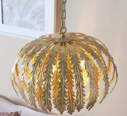 Delphine Large Gold Ceiling Pendant