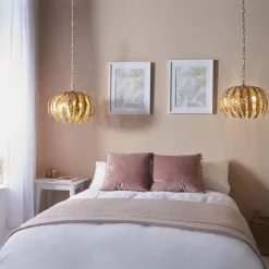 Delphine Large Gold Ceiling Pendant