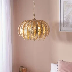 Delphine Large Gold Ceiling Pendant
