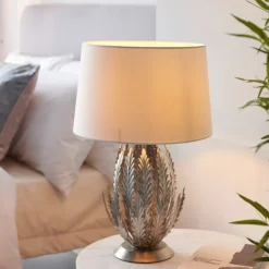 Delphine Silver Table Lamp
