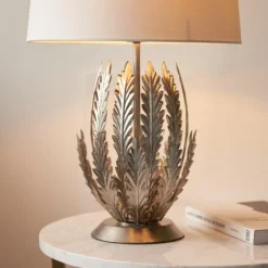 Delphine Silver Table Lamp