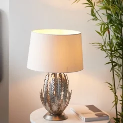 Delphine Silver Table Lamp