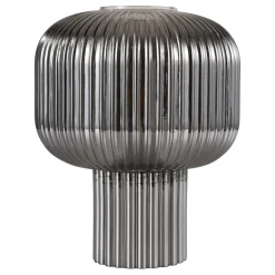 Demarius Smoked Glass Table Lamp