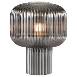 Demarius Smoked Glass Table Lamp