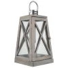 Devon Grey 44cm Lantern Table Lamp