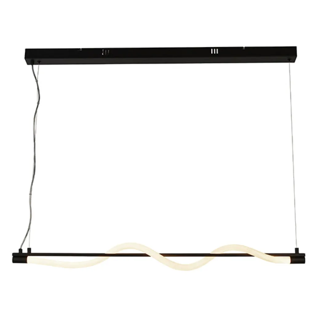Diego Matte Black LED Ceiling Pendant Bar