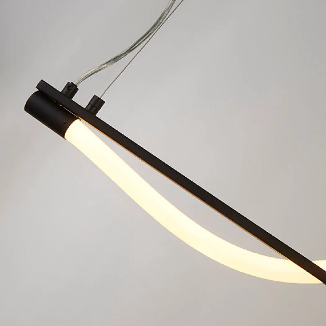 Diego Matte Black LED Ceiling Pendant Bar
