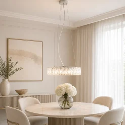 Dilan Chrome LED Suspension Pendant