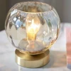 Dimple Satin Brass Table Lamp