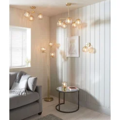 Dimple Satin Brass Wall Light