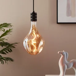 Distorted Bulb LED E27 Amber