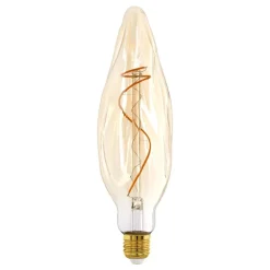 Distorted E27 Dimmable 4W LED Light Bulb Amber