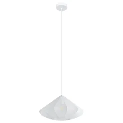 Dolwen Oval White Mesh Pendant Ceiling Light