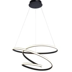Dune LED Matt Black Ceiling Pendant