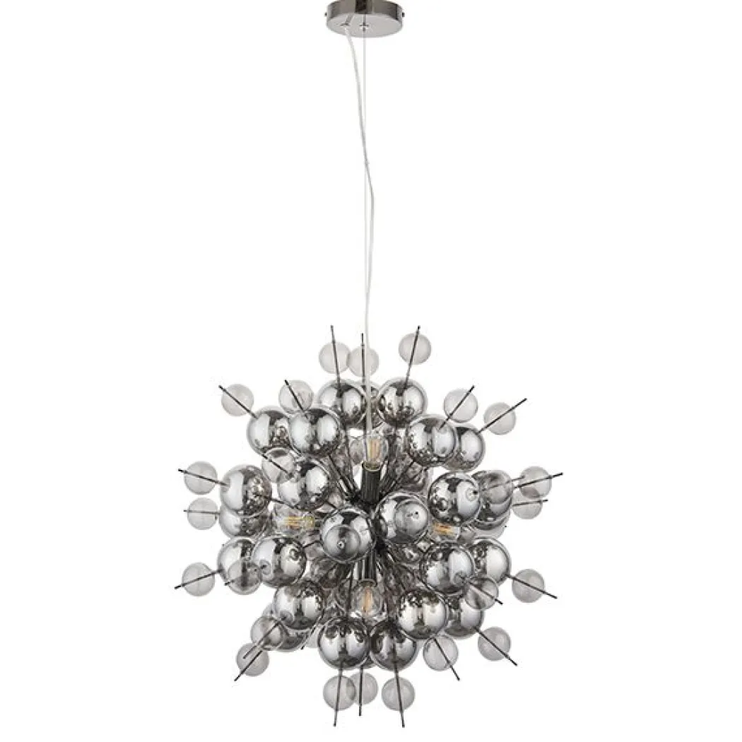 Duque 9 Light Black Ceiling Light