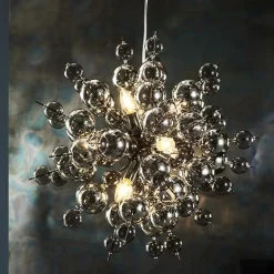 Duque 9 Light Black Ceiling Light