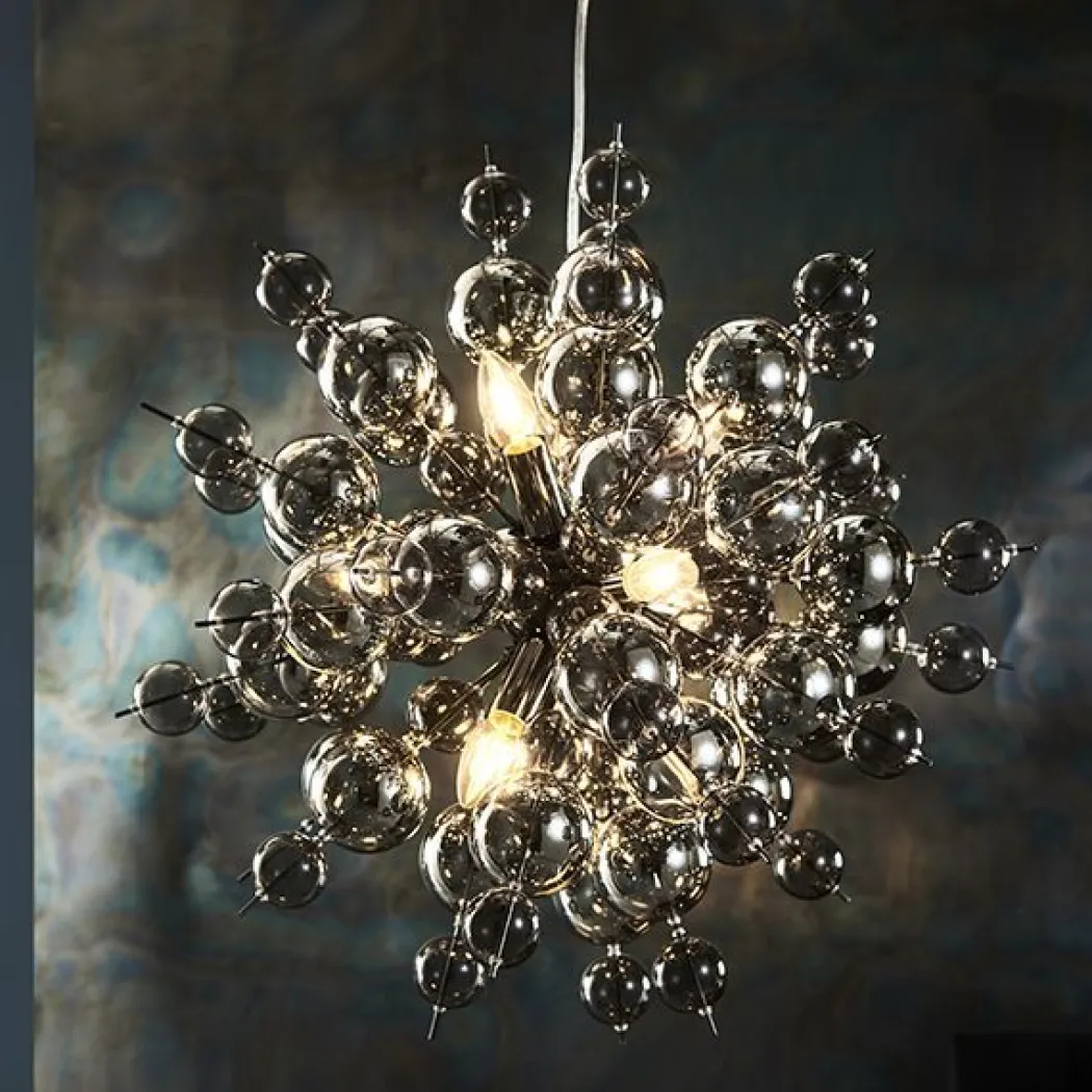 Duque 9 Light Black Ceiling Light