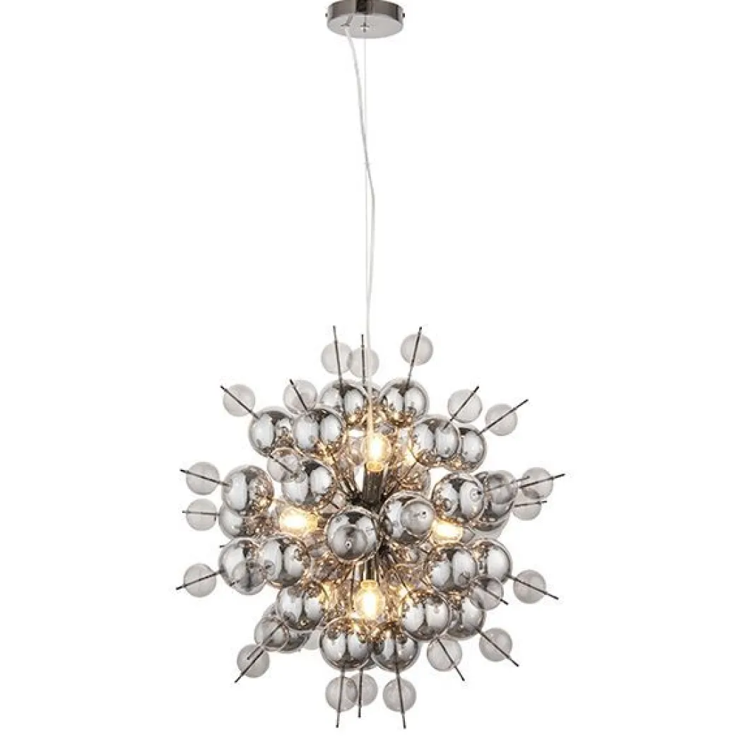 Duque 9 Light Black Ceiling Light