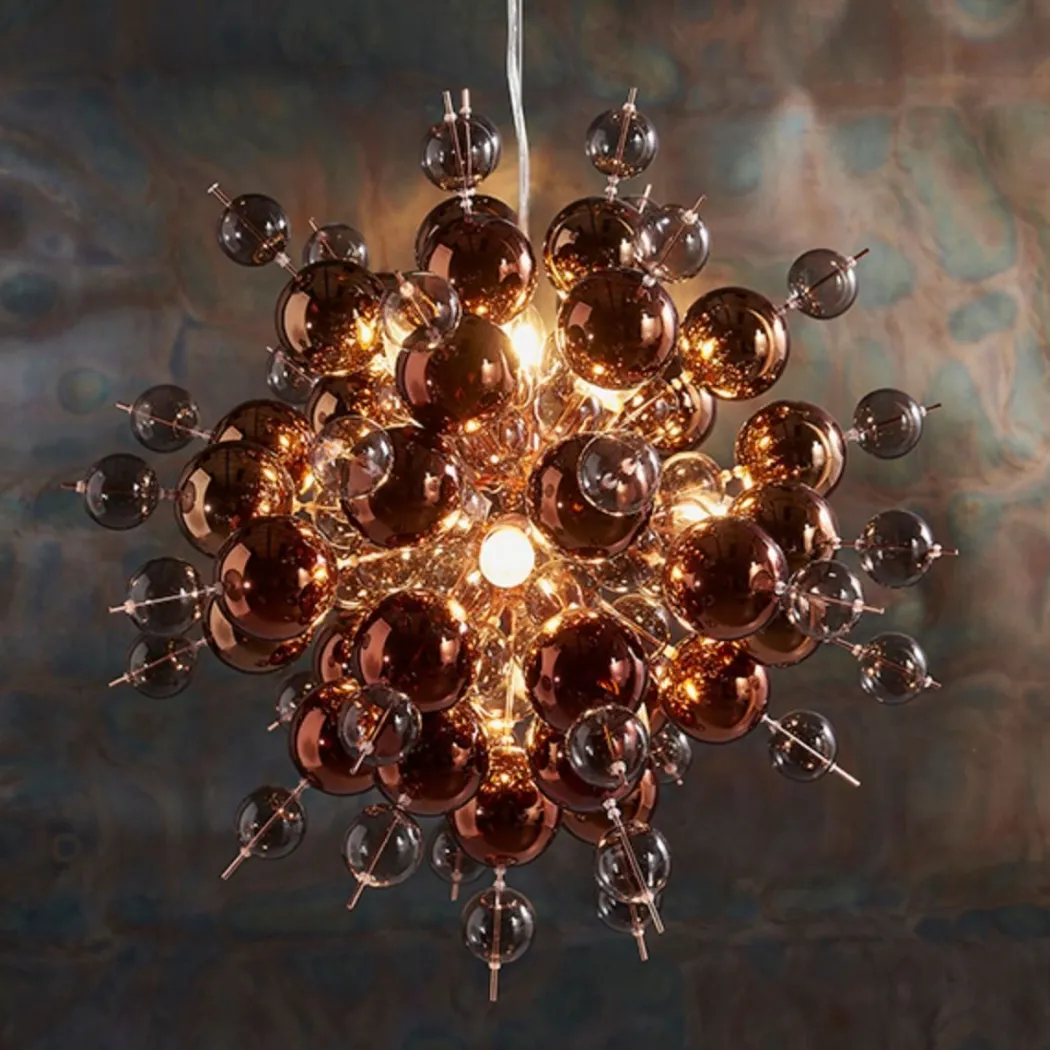 Duque 9 Light Copper Ceiling Light