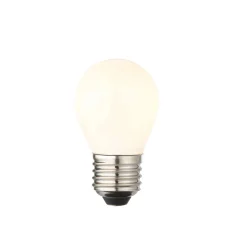 E27 4W Mini Golfball Opal Warm White Light Bulb
