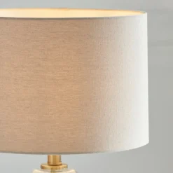 East Antique Brass Table Lamp