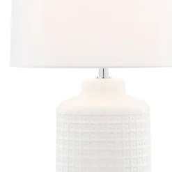 Ebbie White Ceramic Table Lamp