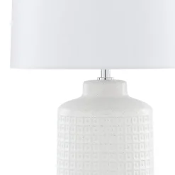 Ebbie White Ceramic Table Lamp