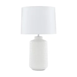 Ebbie White Ceramic Table Lamp