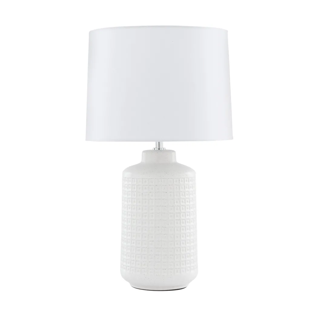 Ebbie White Ceramic Table Lamp