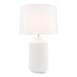 Ebbie White Ceramic Table Lamp