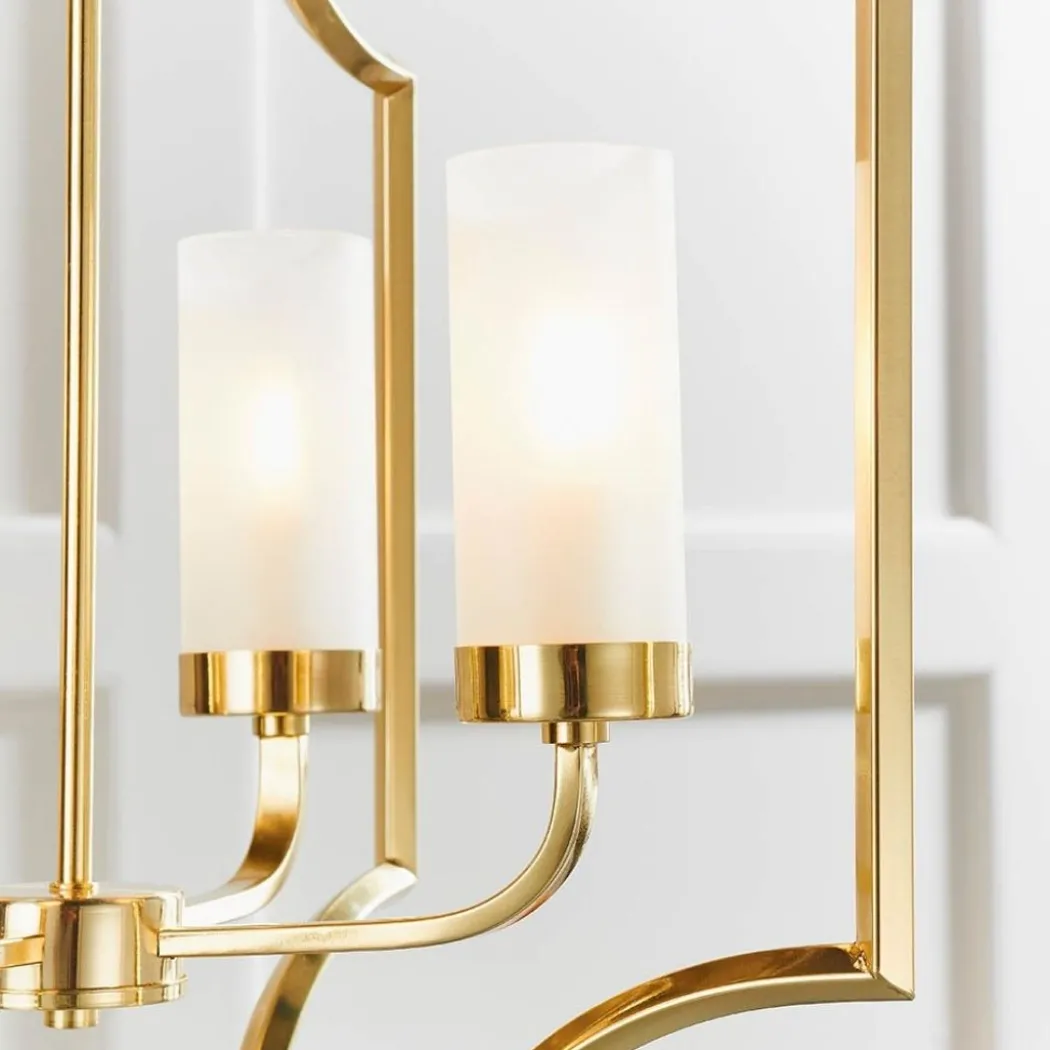 Edrea 4-Light Satin Brass Pendant Ceiling Light