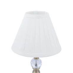Edwina Antique Brass Touch Table Lamp