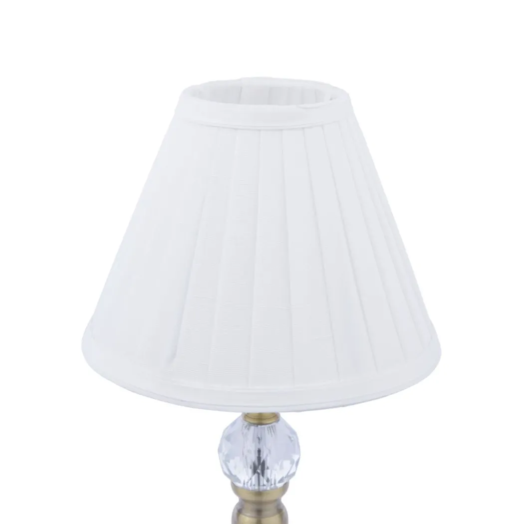 Edwina Antique Brass Touch Table Lamp