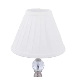 Edwina Satin Chrome Touch Table Lamp