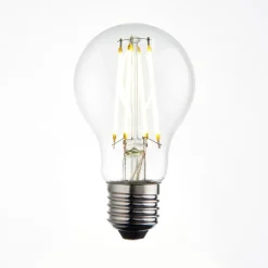 E27/ES 7w LED GLS Clear Cool White Dimmable Light Bulb
