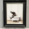 ELEPHANT TUB 50X40 WALL ART