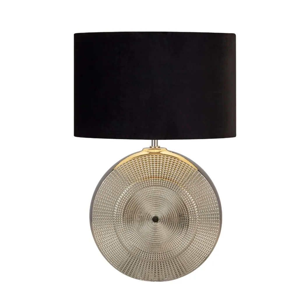 Elina Polished Chrome Ceramic Table Lamp