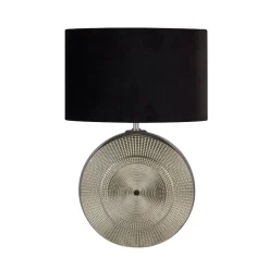 Elina Polished Chrome Ceramic Table Lamp