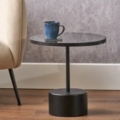 Enzo Black Marble Coffe Table