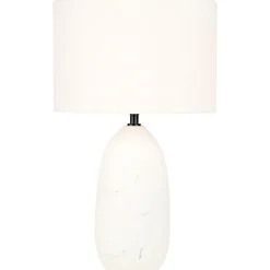 Erika White Ceramic Table Lamp