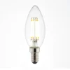 E14/SES 4w LED Candle Clear Cool White Dimmable Light Bulb