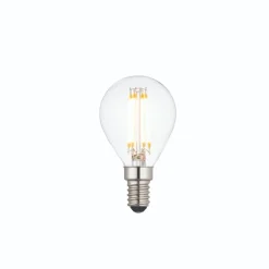 E14/SES 4w LED Golf Clear Warm White Dimmable Light Bulb