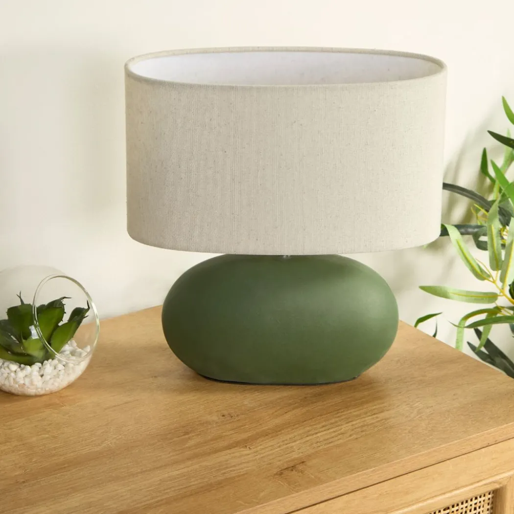 Eveline Green Ceramic Table Lamp