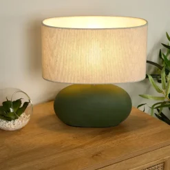 Eveline Green Ceramic Table Lamp